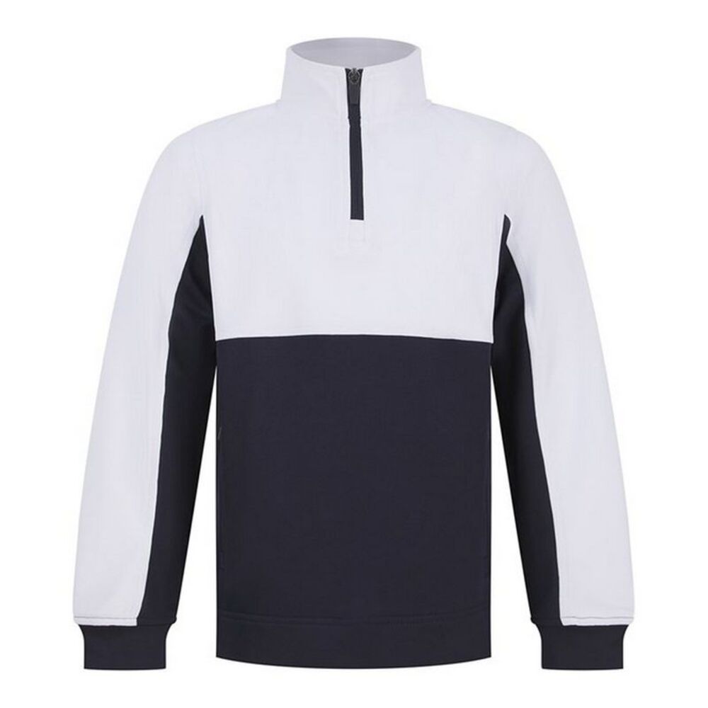 Finden & Hales Childrens/Kids Contrast Panel Track Top / Navy/White